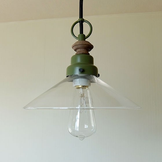 照明 ペンダントライト 後藤照明 透明P1硝子セード LED対応 大正ロマン