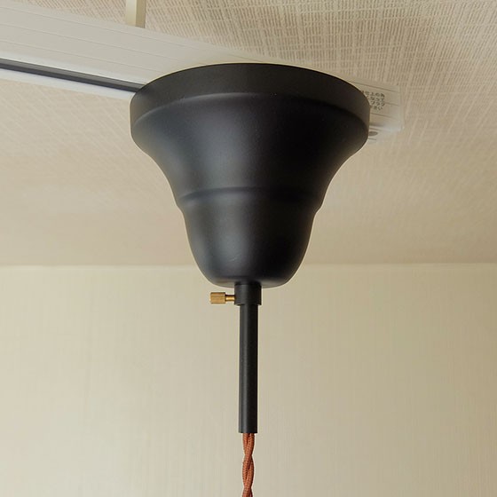 天井照明 1灯 ペンダントライト TMS-302 スチール ブラックセード お