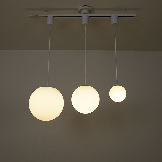 天井照明 1灯 フロスト ガラスペンダントライト 8インチ 直径20cm