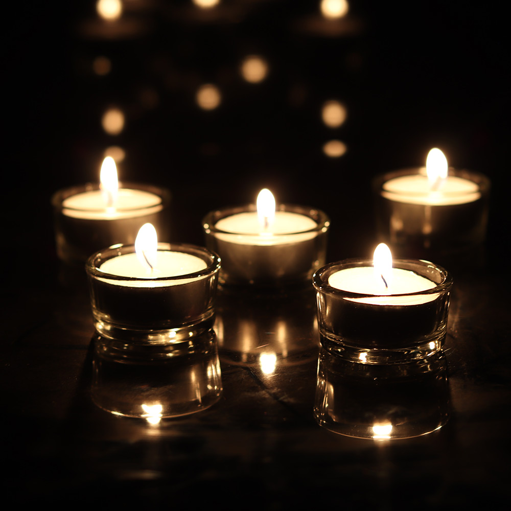 ティーライトキャンドル ハロウィン 燃焼 約6時間 1000個 6h 6H 結婚式