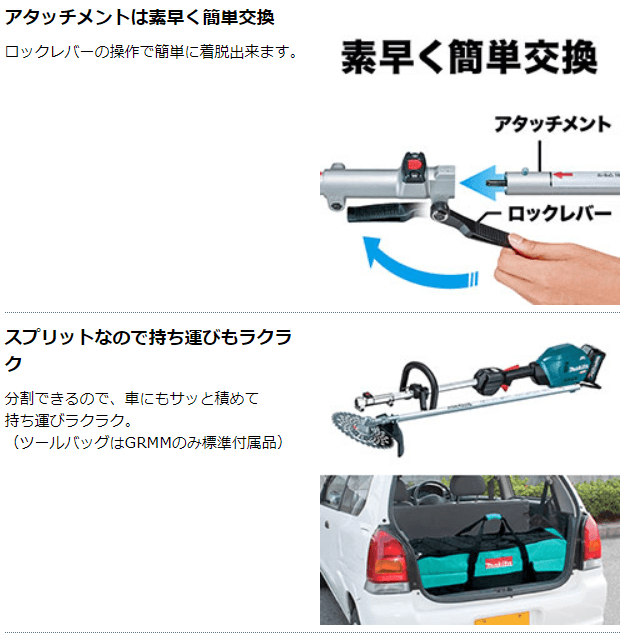 マキタ（makita） 40Vmax 充電式スプリットモータ MUX01GZ 本体のみ