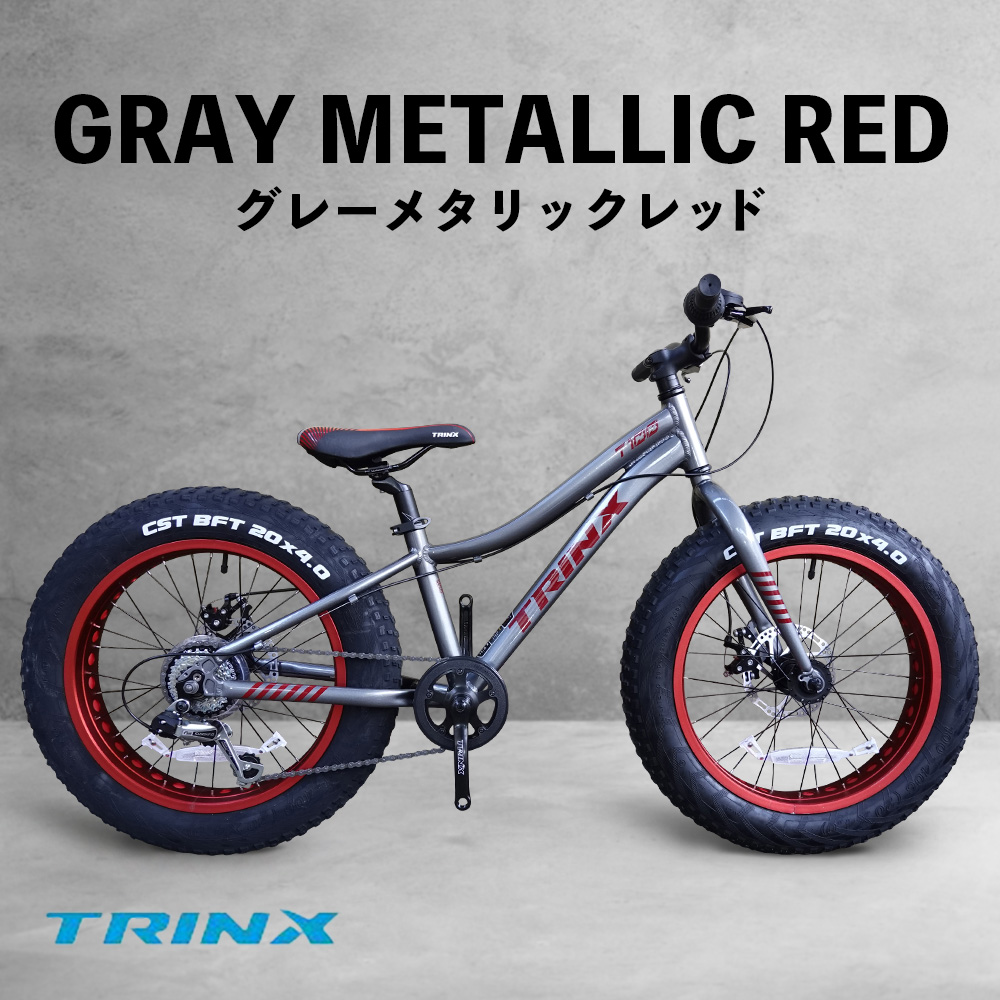 TRINX（トリンクス） ファットバイク 20インチ 極太タイヤ 太いタイヤ