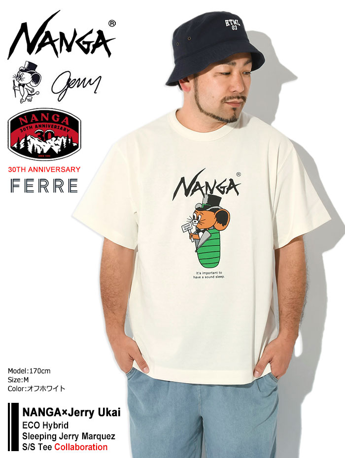 NANGA（ナンガ） Tシャツ 半袖 ジェリー鵜飼 エコ ハイブリッド