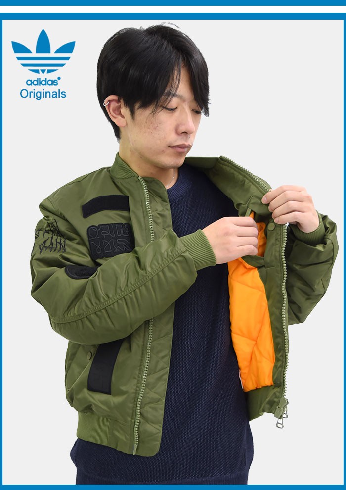adidas Originals アディダス ジャケット メンズ ロゴ パテッド