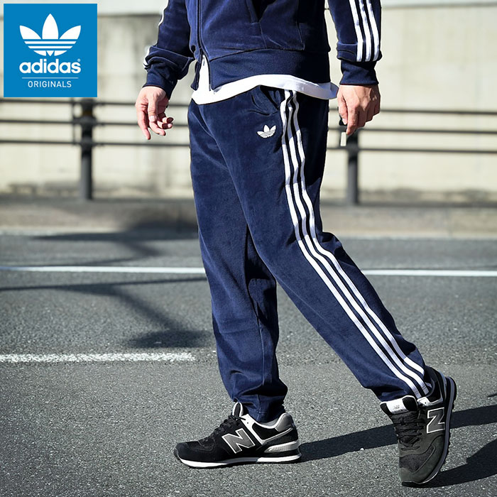 adidas Originals アディダス ジャージー パンツ メンズ ベロア SST
