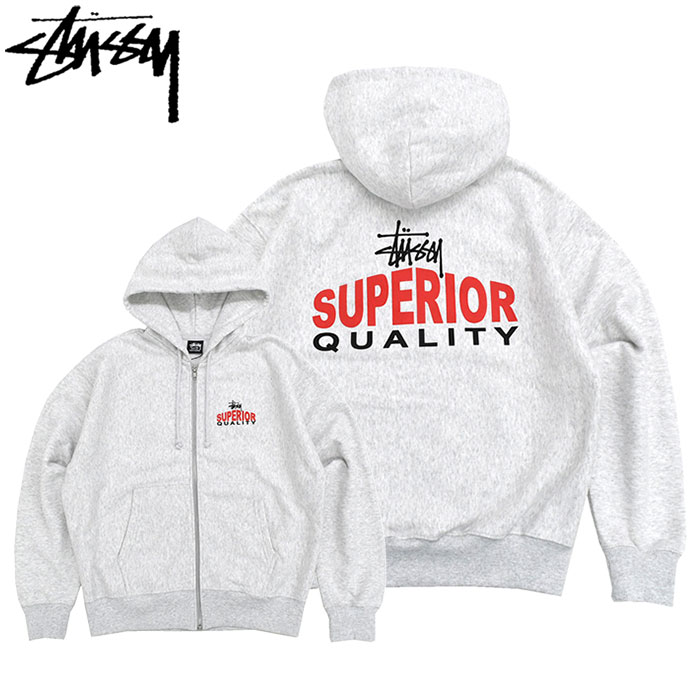 STUSSY（ステューシー） パーカー ジップアップ メンズ Superior