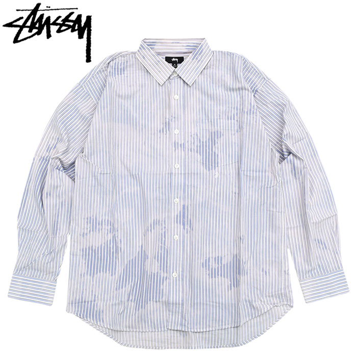 STUSSY（ステューシー） シャツ 長袖 メンズ Bleached Classic ( shirt
