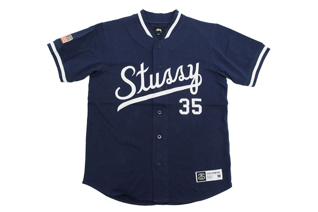 STUSSY（ステューシー） シャツ 半袖 メンズ Script Baseball Jersey