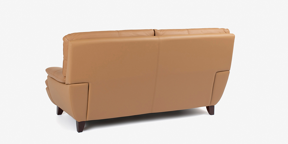 大塚家具 ソファ 2.5人掛け ルーニー 幅183cm 半革キャメル色 #M-02