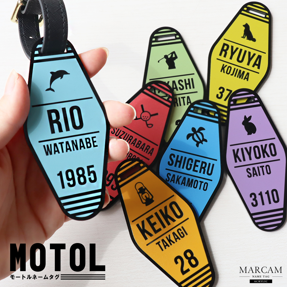MARCAM（マーカム） ネームタグ ゴルフ 名入れ 子供 犬 猫 野球