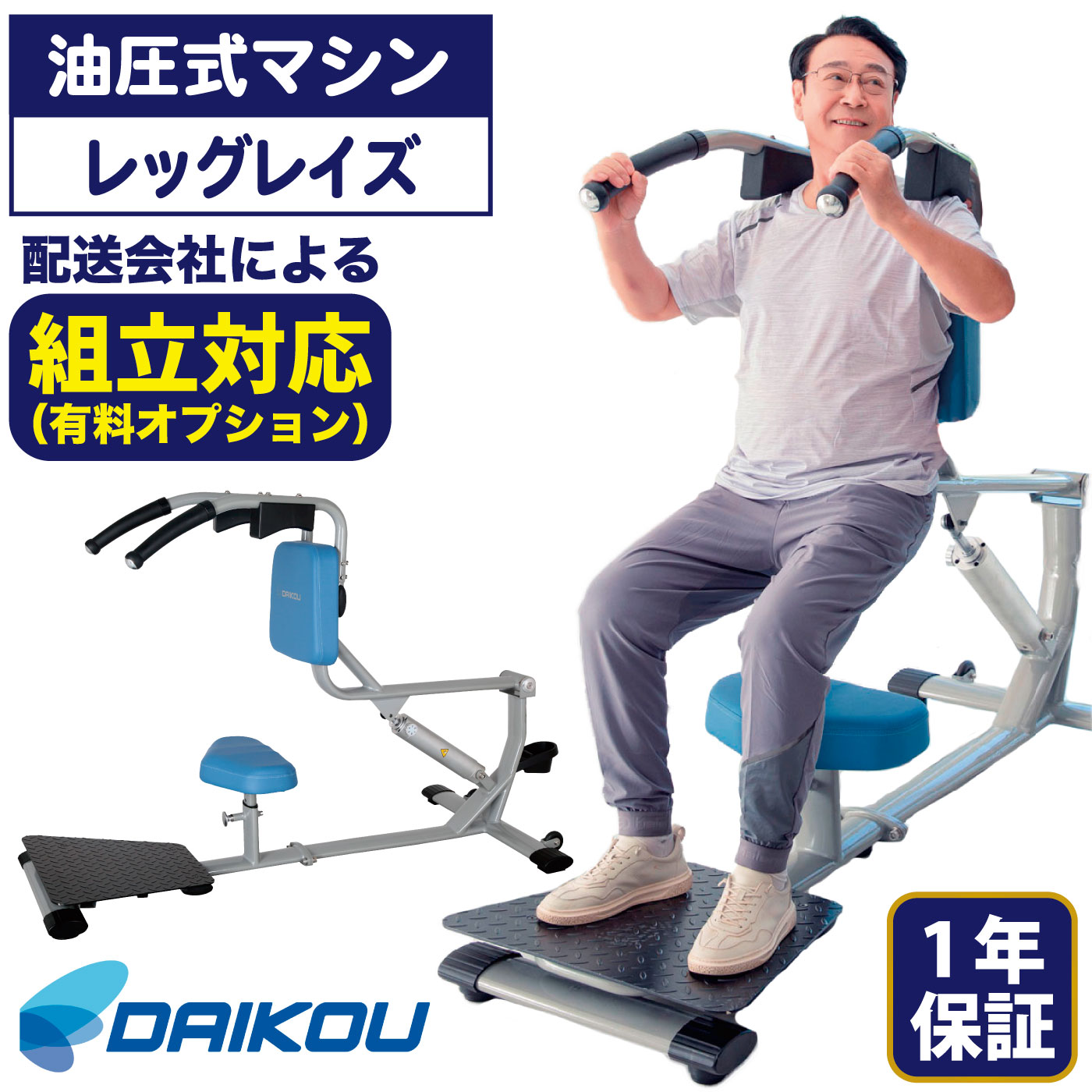 DAIKOU（ダイコー） スタンディングレッグレイズ 油圧マシン DK-675