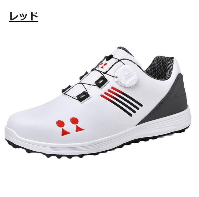 ゴルフシューズ ダイヤル式 BOA スパイクレス スニーカータイプ 歩き