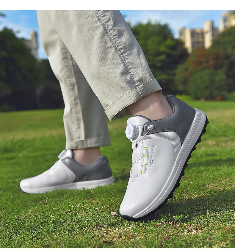 ゴルフシューズ ダイヤル式 BOA スパイクレス スニーカータイプ 歩き