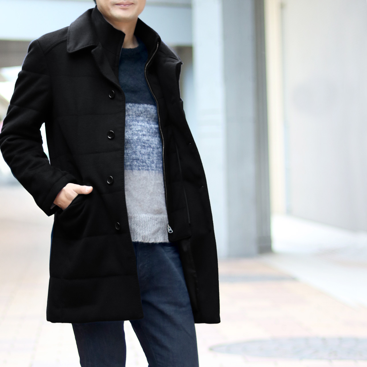 sankyo shokai（三京商会） [10%offクーポン]カシミヤブレンド ウール