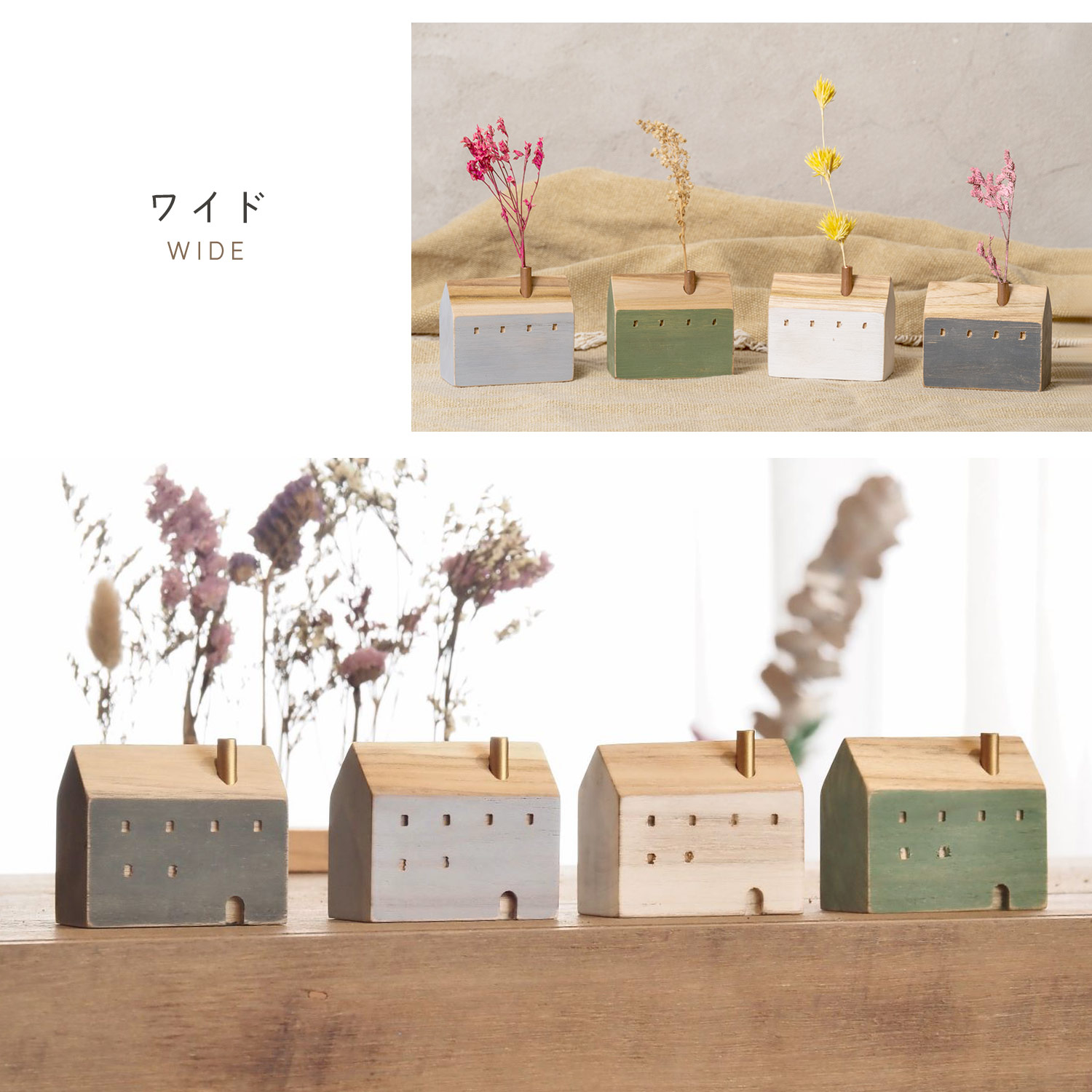 sankyo shokai（三京商会） [5%offクーポン]木製 フラワーベース