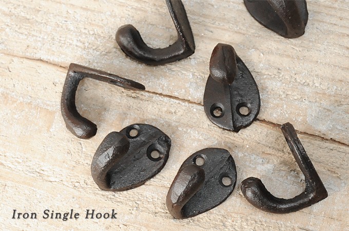 アイアン フック 金具 壁掛け おしゃれ インダストリアル ウォール