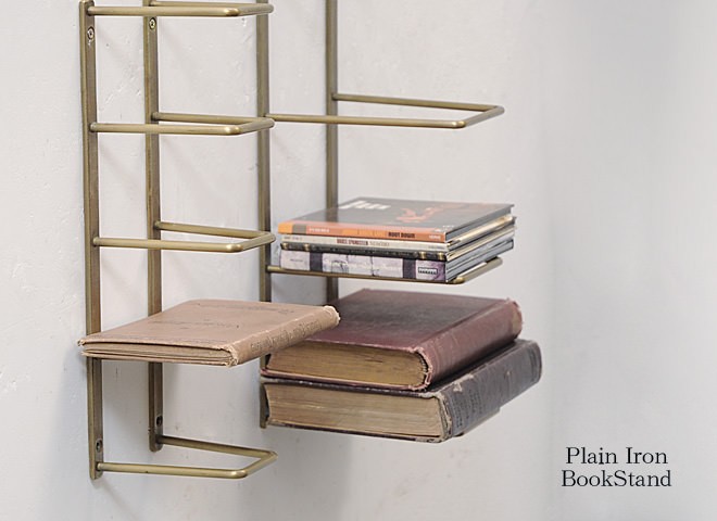 ブックスタンド 本立て おしゃれ 卓上 仕切り マガジンラック レトロ