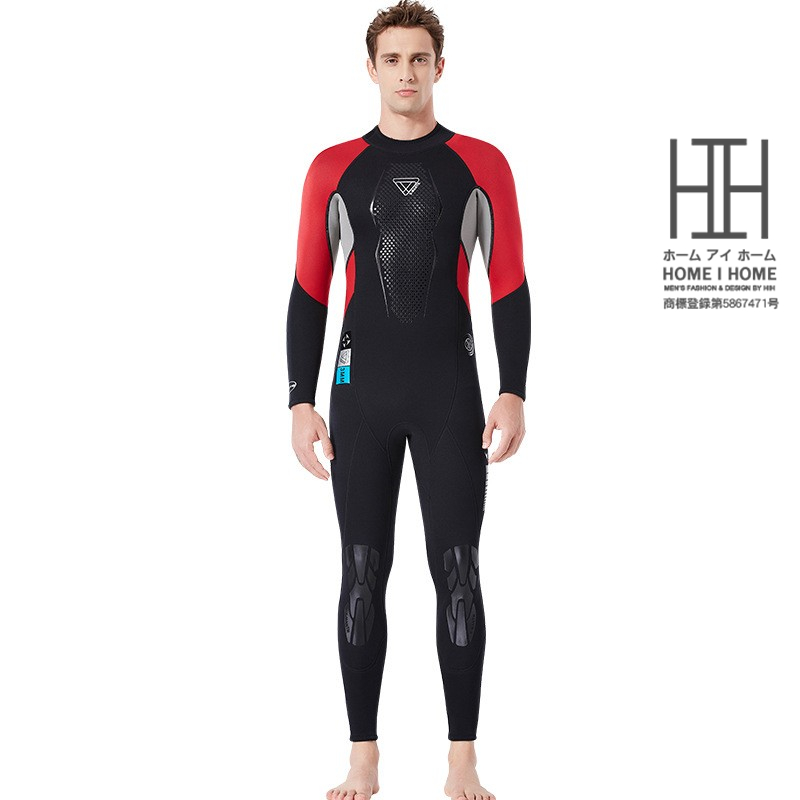 3mm ウェットスーツ フルスーツ ネオプレン切り替え メンズ ストレッチ