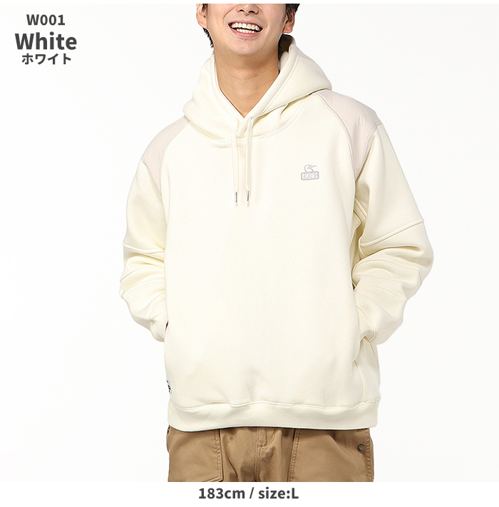 CHUMS（チャムス） パーカー プルオーバー 裏起毛 マイトンパネル