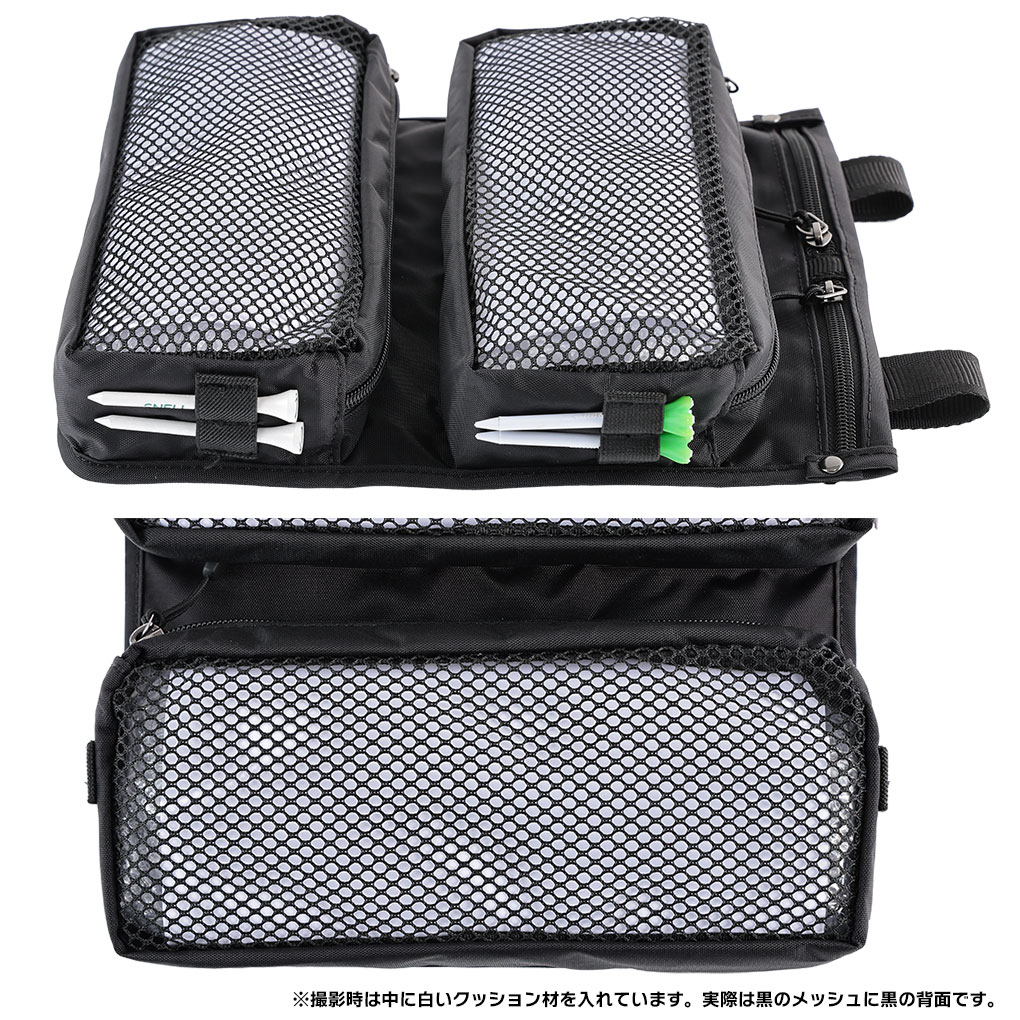 ゴルフカートバック ハンギングポーチ 折りたたみ ラウンドバッグ