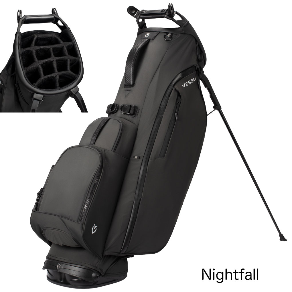VESSEL キャディバッグ Player Air Stand スタンドバッグ 14分割トップ