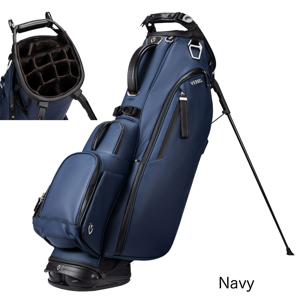 VESSEL キャディバッグ Player V Stand スタンドバッグ 14分割トップ