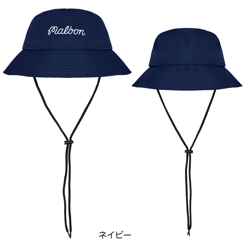 Malbon Golf ハット M-9426 MALBON BUCKET HAT メンズ ゴルフキャップ
