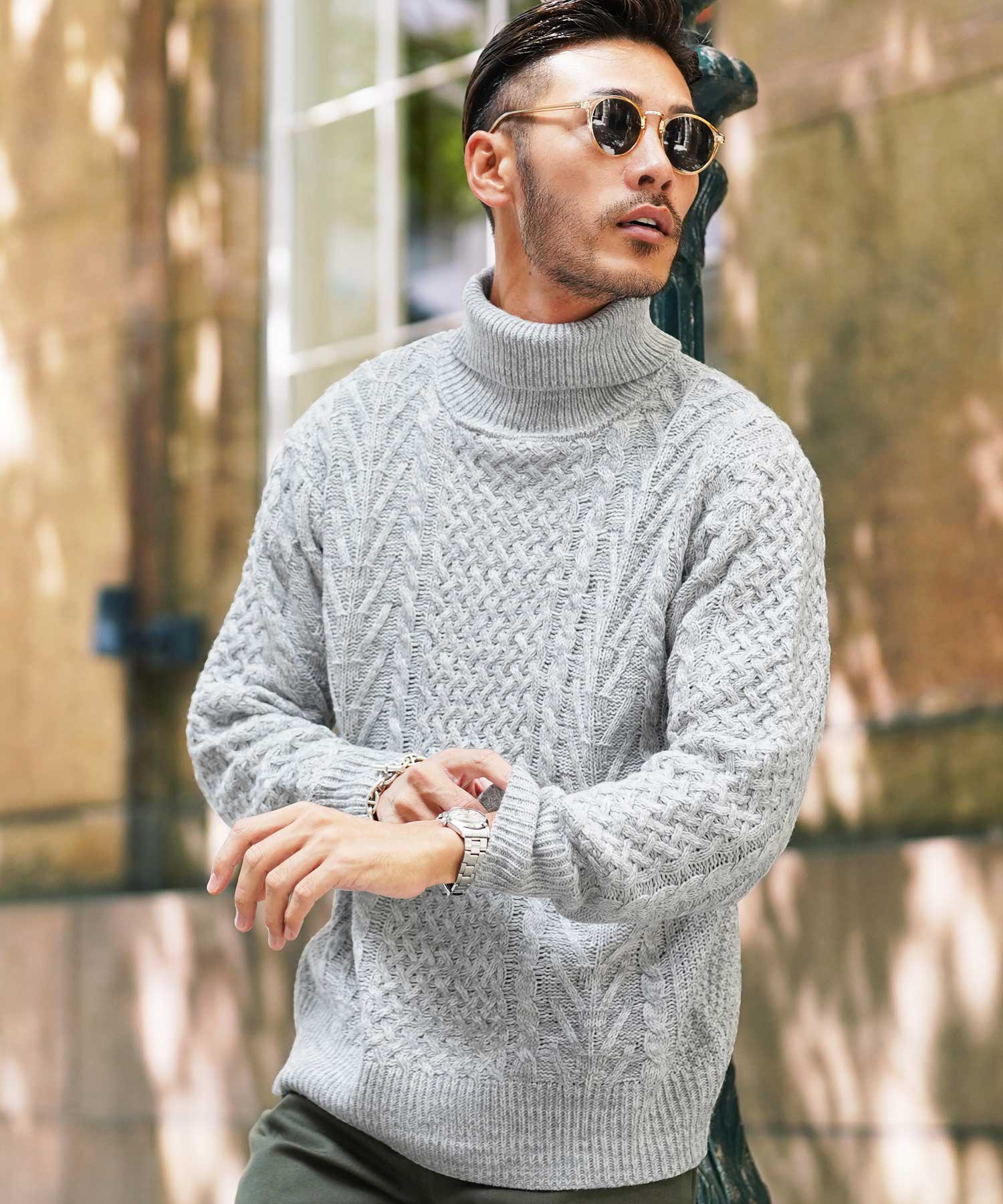 JIGGYS SHOP（ジギーズショップ） ニットセーター メンズ トップス