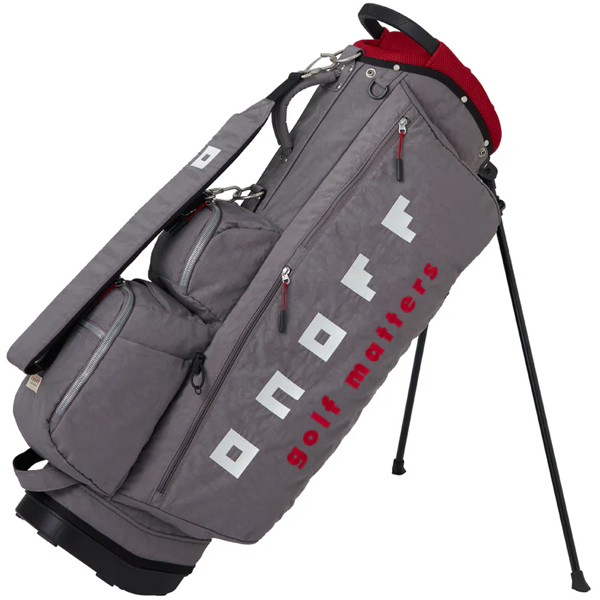 ONOFF キャディバッグ（色：オレンジ系）｜ゴルフ用バッグ｜ゴルフ