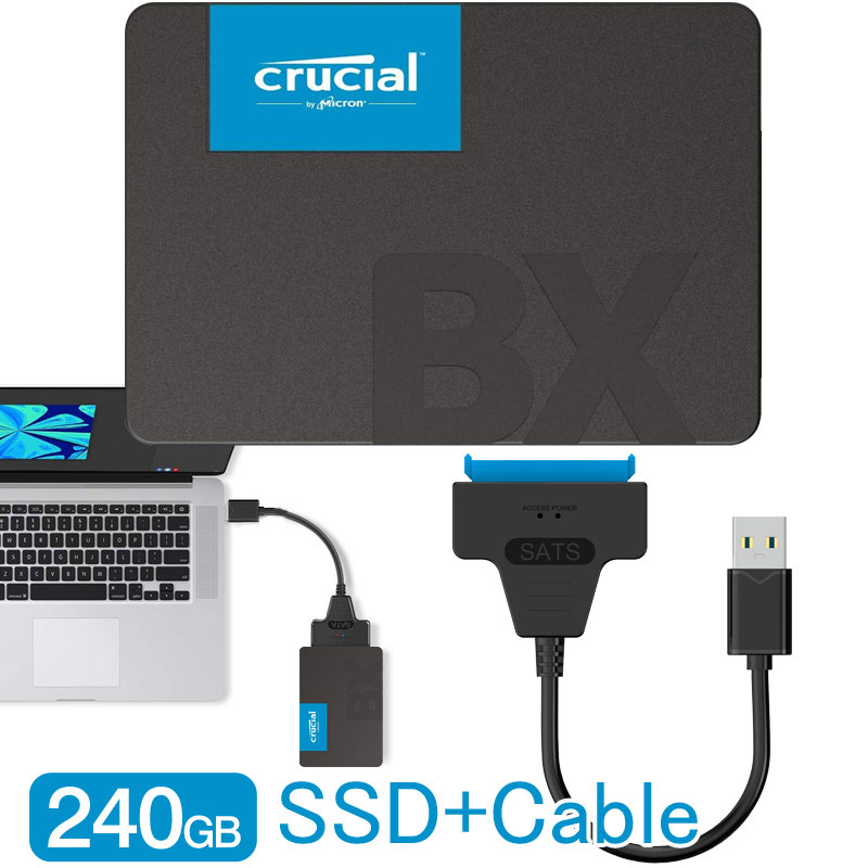 crucial（クルーシャル） ポイント2倍 Crucial SSD 240GB BX500 【3年