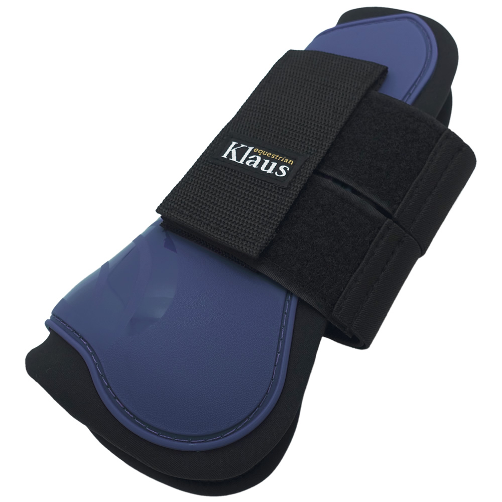Klaus 馬用 レッグプロテクター 前肢・後肢4点セット LP9（紺ネイビー