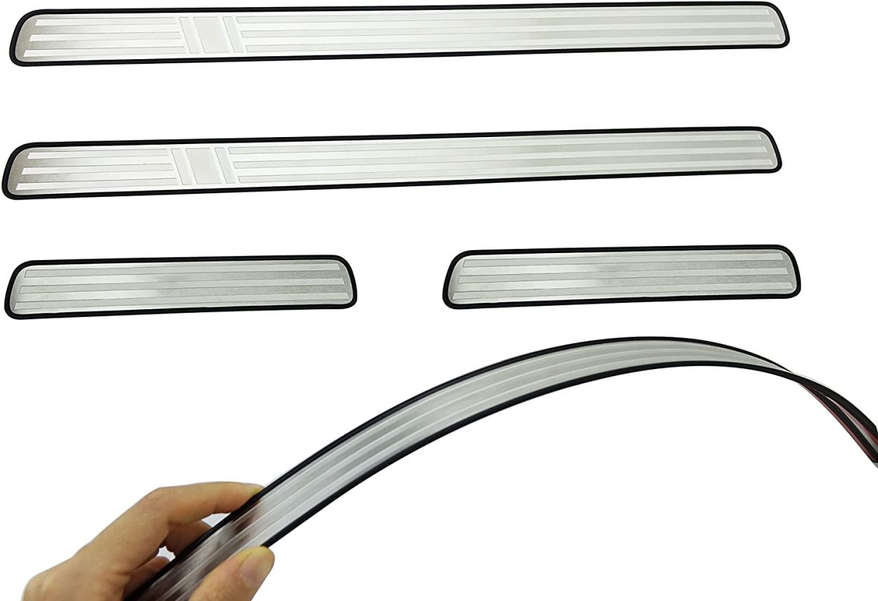 ダイハツ コペン COPEN LA400K系 ドアスカッフプレート 上段下段