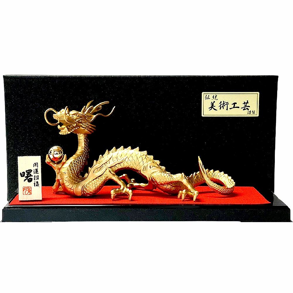 一点物・開運招福】職人技が光る！竹細工『無限龍』 風水インテリア