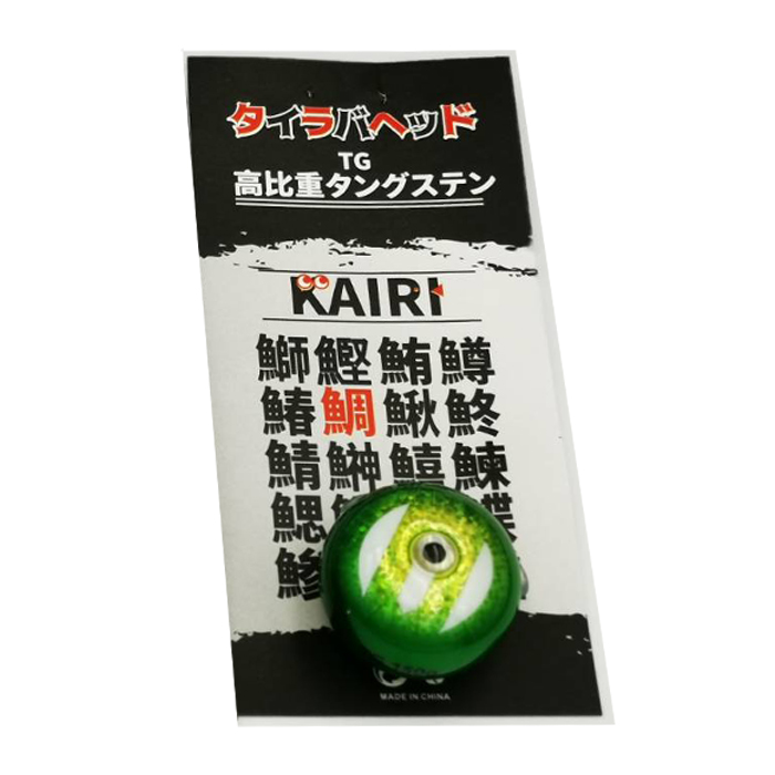 タングステン タイラバ ヘッド TG 鯛ラバ 60g KAIRI 釣り 釣具 : 釣具