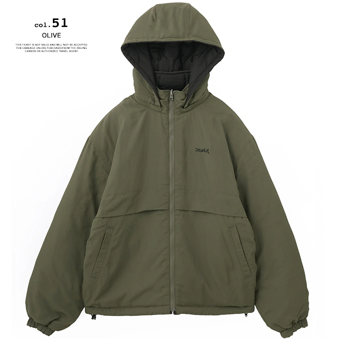 X-girl（エックスガール） FACE PATCH REVERSIBLE JACKET フェイス