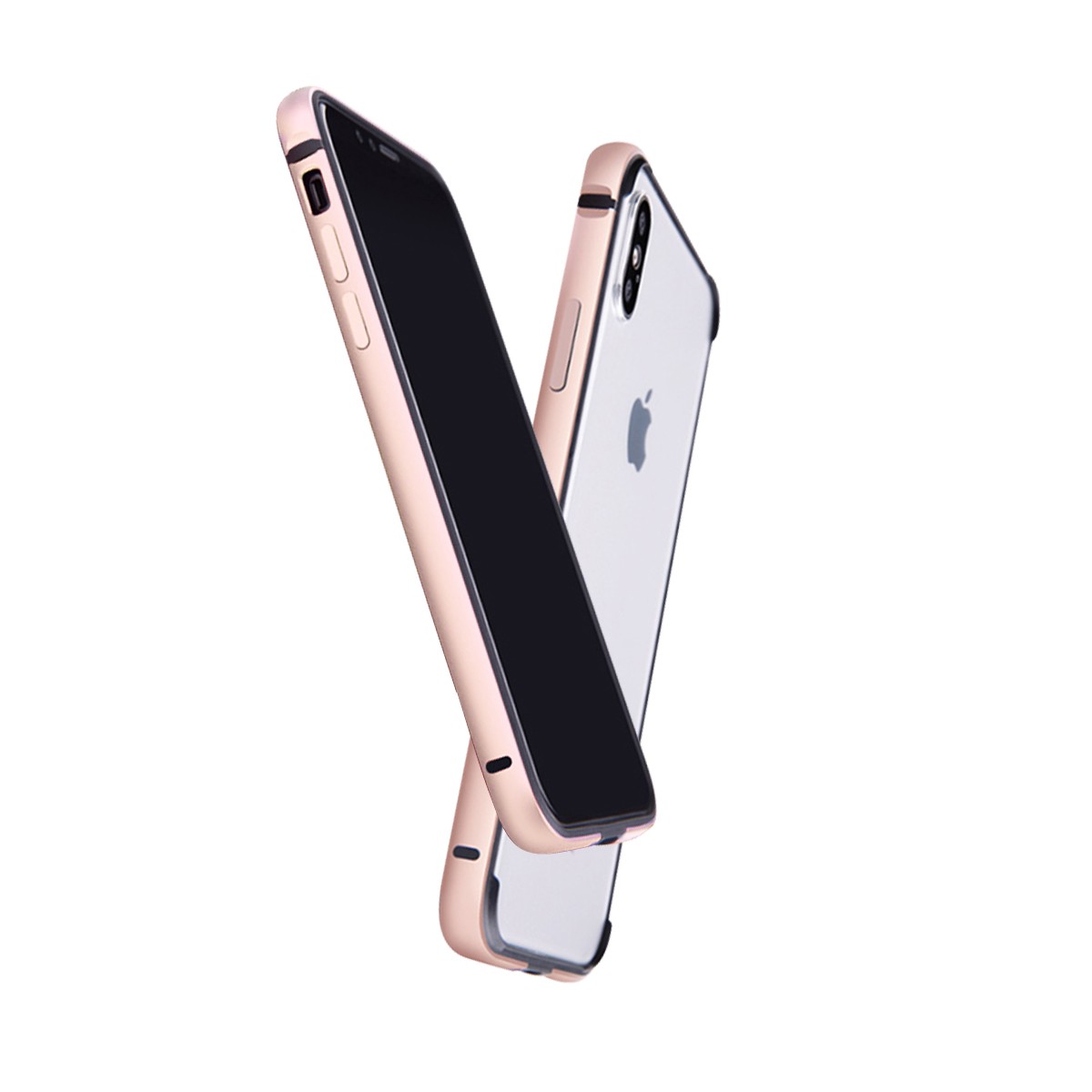 iPhone XR ケース XS バンパー アルミ バンパーケース 耐衝撃 iPhoneX