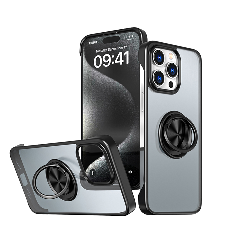 スマホケース リング付き iphone ケース 14 14pro クリア pro max