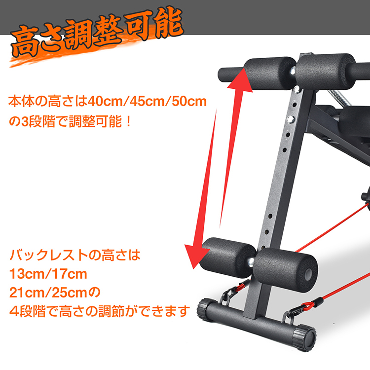 トレーニングベンチ 筋トレ ベンチ ホームジム 腹筋台 ベンチ台 腹筋