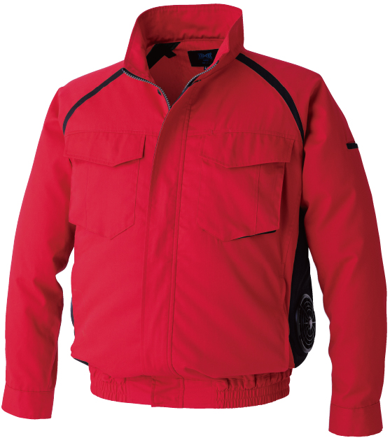 空調服 空調服(R) 長袖ブルゾン(横ファン) KU92400 ウェアのみ 作業着