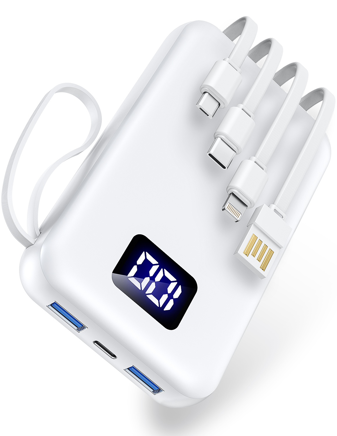 モバイルバッテリー 小型 薄型 スマホ充電器 大容量 45800mAh 急速充電