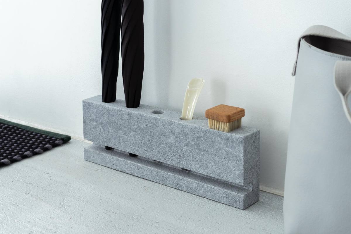 傘立て スリム SS - UMBRELLA STAND slim komame 庵治石 AJI PROJECT