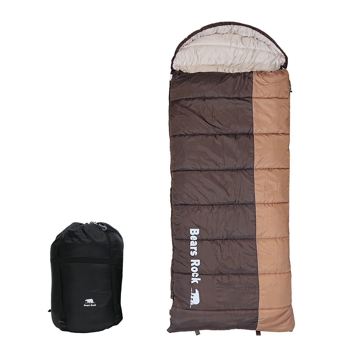 Bears Rock（ベアーズロック） 寝袋 冬用 封筒型 車中泊 -15度 洗える