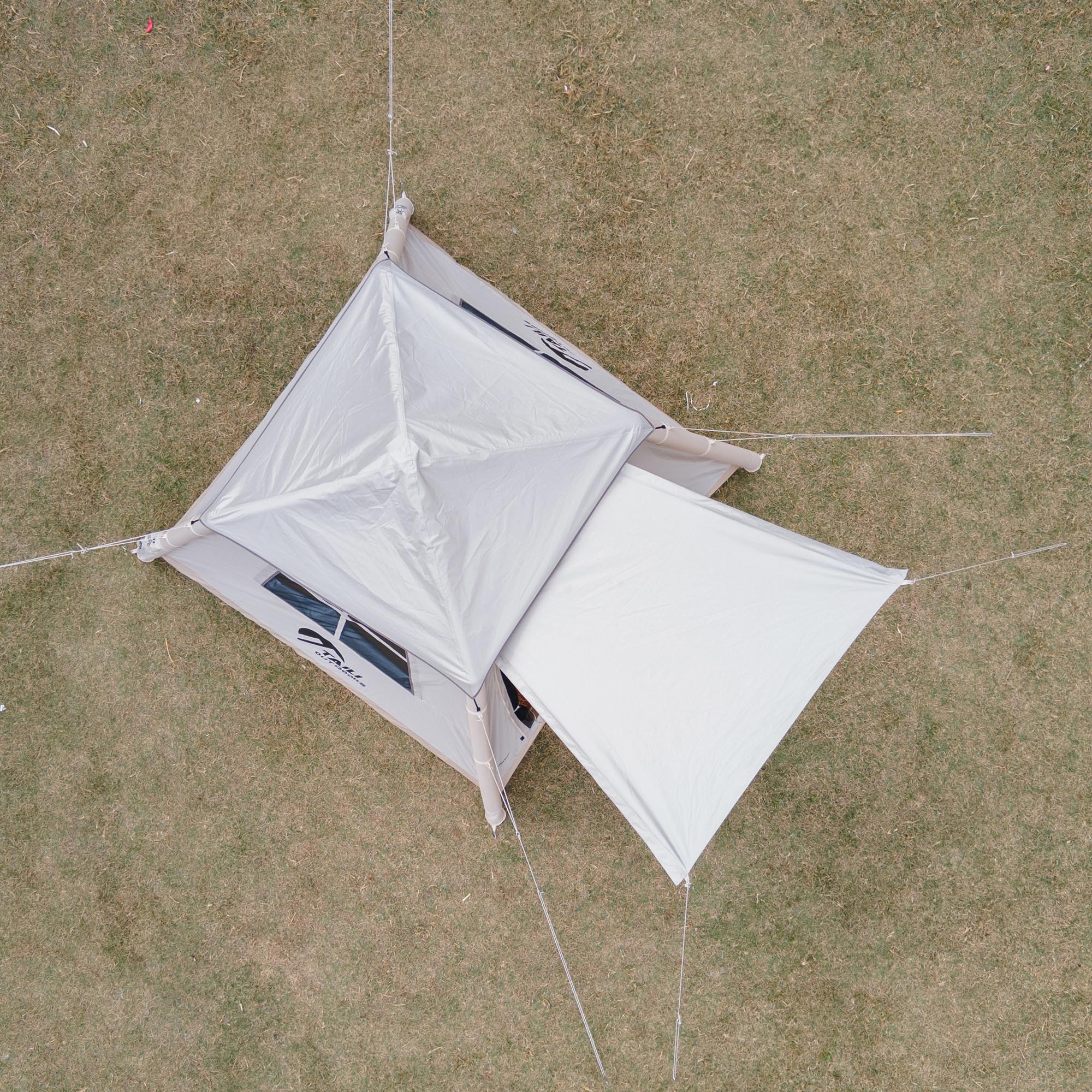 エアーテント 4人用 電動ポンプ付き 空気を入れるだけ 簡単設営 幅230