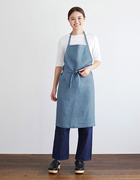 fog linen work（フォグリネンワーク） リネン デイリーエプロン麻