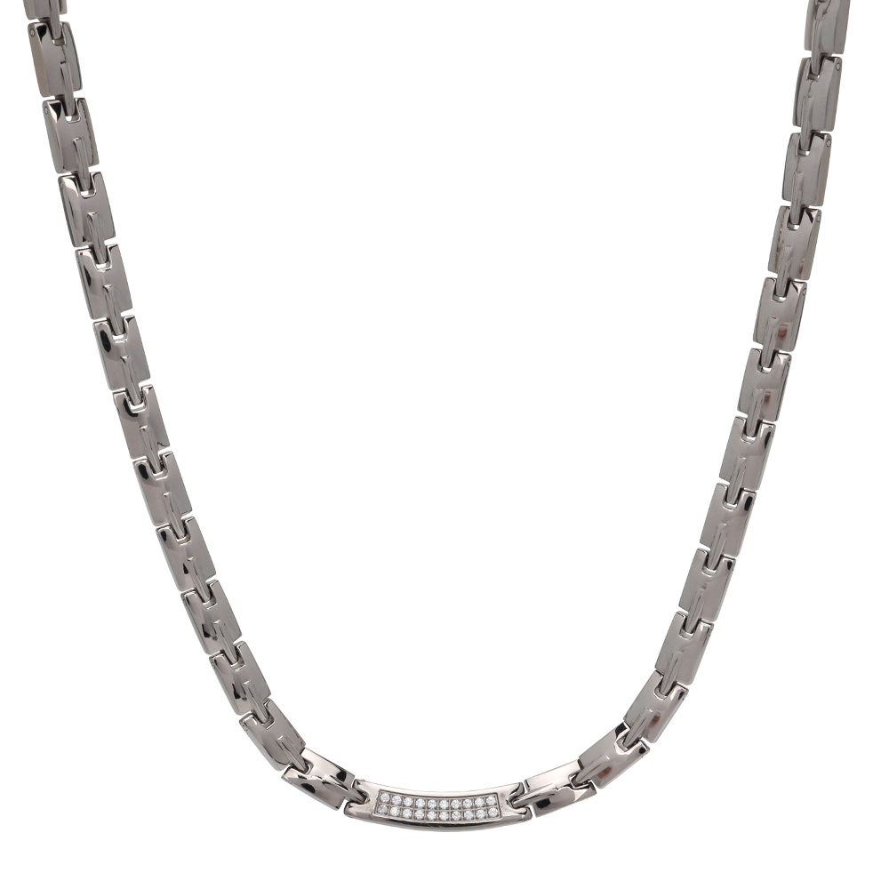 純チタン製 磁気ネックレス シルバー ローズゴールド Titanium チタン