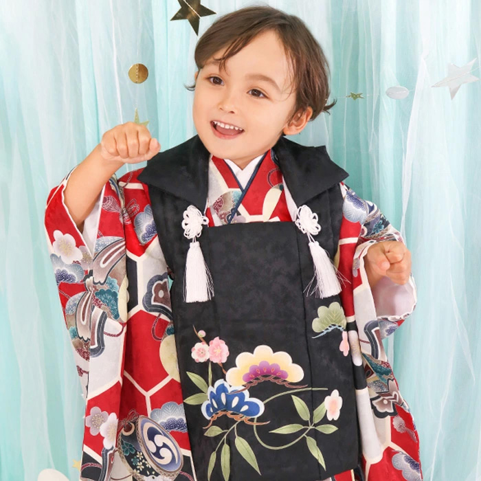 KYOETSU（京越） 【豪華安心8点フルセット】七五三 着物 3歳 男の子