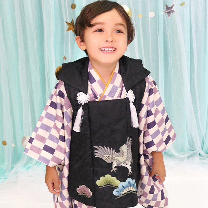 KYOETSU（京越） 【豪華安心8点フルセット】七五三 着物 3歳 男の子