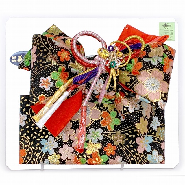 京都室町st. 七五三 結び帯 箱せこセット 7歳 女の子 作り帯 筥迫(はこ