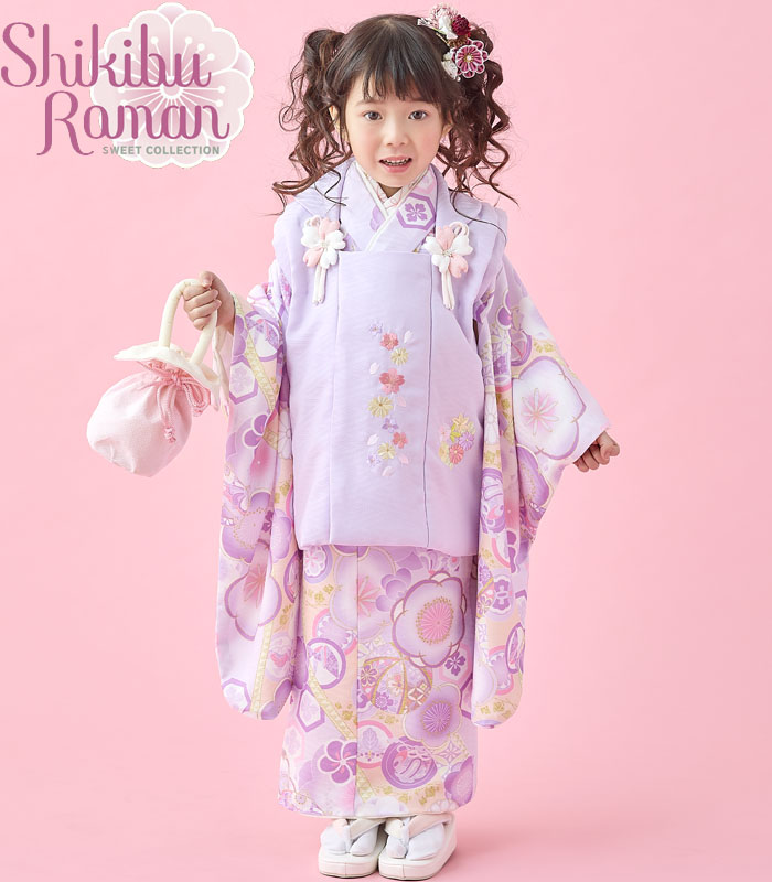 七五三 着物 3歳 女の子 被布セット 式部浪漫 ブランド 全10タイプ