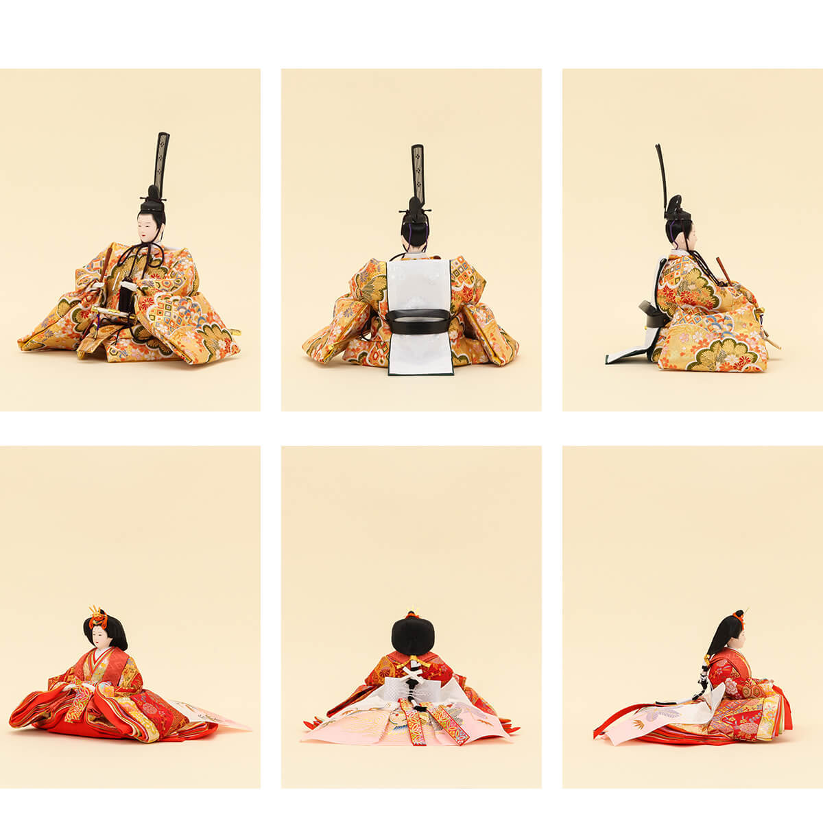 3/11まで☆全品P3倍＆クーポンあり】雛人形 親王飾り 八番 花泉 金屏風